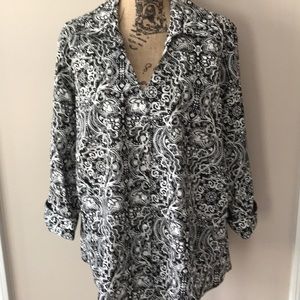 No Iron Coldwater Creek blouse
